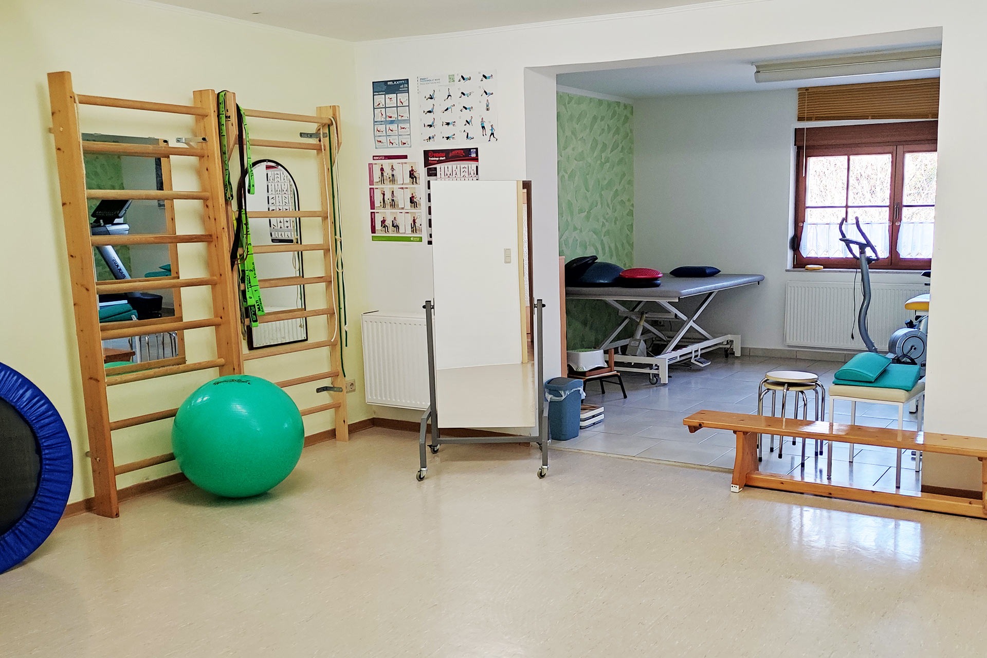 Physiotherapie Doreen Bösche - Privatleistungen und Kassenleistungen - Trainingsraum